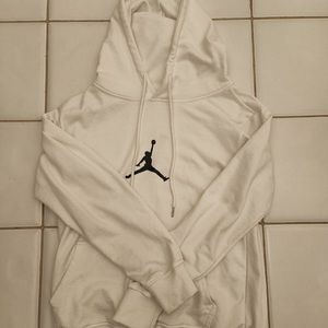 SIZE SMALL White Jordan Hoodie